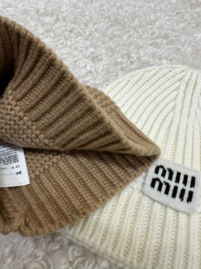  Miu Miu Wool beanie Hat 2025 #4087 - Image 2