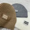 Miu Miu Wool beanie Hat 2025 #4087 - Image 4