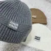  Miu Miu Wool beanie Hat 2025 #4087 - Image 5