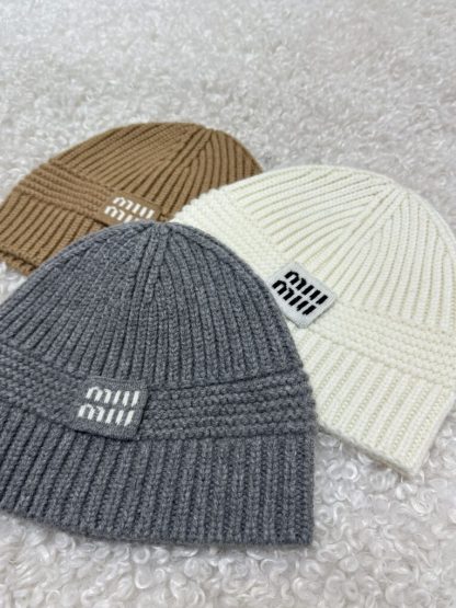 Replica Miu Miu Wool beanie Hat 2025 #4087