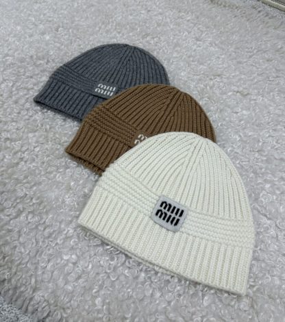  Miu Miu Wool beanie Hat 2025 #4087 - Image 10
