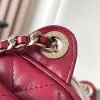 REPLICA CHANEL SMALL CAMERA CASE BURGUNDY #4047 - Image 2