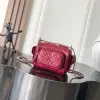 REPLICA CHANEL SMALL CAMERA CASE BURGUNDY #4047 - Image 3
