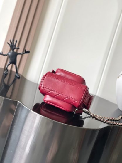 REPLICA CHANEL SMALL CAMERA CASE BURGUNDY #4047 - Image 6