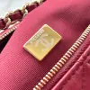REPLICA CHANEL SMALL CAMERA CASE BURGUNDY #4047 - Image 7