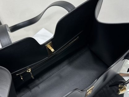 REPLICA CELINE CABAS 16 SOFT IN SMOOTH CALFSKIN BLACK #3943 - Image 10