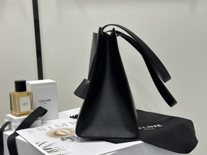 REPLICA CELINE CABAS 16 SOFT IN SMOOTH CALFSKIN BLACK #3943 - Image 14