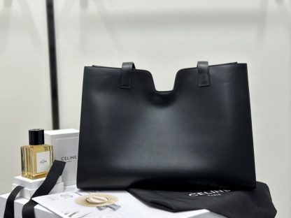 REPLICA CELINE CABAS 16 SOFT IN SMOOTH CALFSKIN BLACK #3943 - Image 12