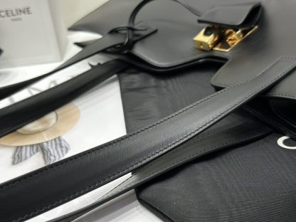 REPLICA CELINE CABAS 16 SOFT IN SMOOTH CALFSKIN BLACK #3943 - Image 2