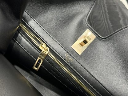 REPLICA CELINE CABAS 16 SOFT IN SMOOTH CALFSKIN BLACK #3943 - Image 3