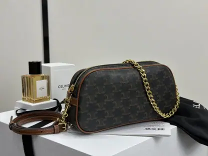 REPLICA CELINE MULTI BAG IN TRIOMPHE CANVAS AND CALFSKIN 114122 #3978 - Image 5