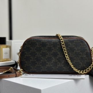 REPLICA CELINE MULTI BAG IN TRIOMPHE CANVAS AND CALFSKIN 114122 #3978