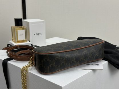 REPLICA CELINE MULTI BAG IN TRIOMPHE CANVAS AND CALFSKIN 114122 #3978 - Image 8