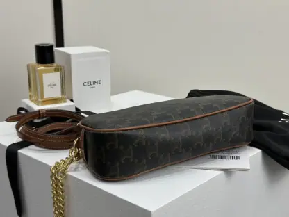 REPLICA CELINE MULTI BAG IN TRIOMPHE CANVAS AND CALFSKIN 114122 #3978 - Image 8