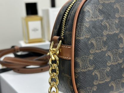 REPLICA CELINE MULTI BAG IN TRIOMPHE CANVAS AND CALFSKIN 114122 #3978 - Image 12