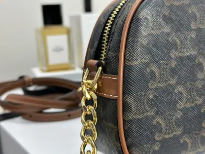 REPLICA CELINE MULTI BAG IN TRIOMPHE CANVAS AND CALFSKIN 114122 #3978 - Image 12