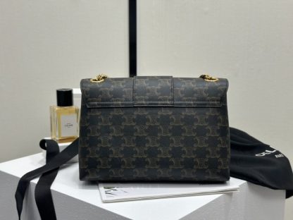 REPLICA CELINE MEDIUM CELINE VICTOIRE BAG IN TRIOMPHE CANVAS 115853 TAN #3961 - Image 14