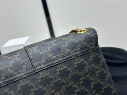 REPLICA CELINE MEDIUM CELINE VICTOIRE BAG IN TRIOMPHE CANVAS 115853 TAN #3961 - Image 9