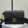REPLICA CELINE MEDIUM CELINE VICTOIRE BAG IN TRIOMPHE CANVAS 115853 TAN #3961