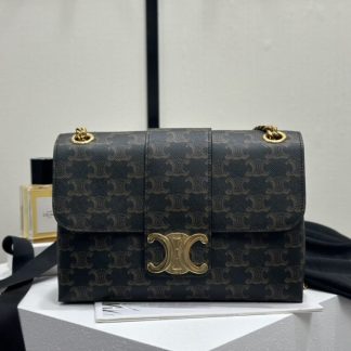 REPLICA CELINE MEDIUM CELINE VICTOIRE BAG IN TRIOMPHE CANVAS 115853 TAN #3961