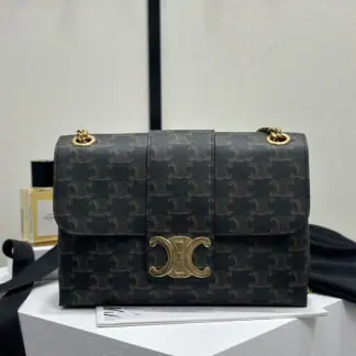 REPLICA CELINE MEDIUM CELINE VICTOIRE BAG IN TRIOMPHE CANVAS 115853 TAN #3961