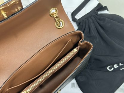 REPLICA CELINE MEDIUM CELINE VICTOIRE BAG IN TRIOMPHE CANVAS 115853 TAN #3961 - Image 3