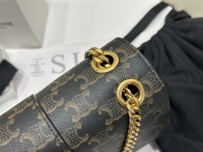 REPLICA CELINE MEDIUM CELINE VICTOIRE BAG IN TRIOMPHE CANVAS 115853 TAN #3961 - Image 5