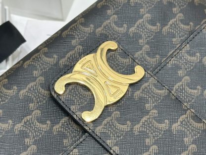 REPLICA CELINE MEDIUM CELINE VICTOIRE BAG IN TRIOMPHE CANVAS 115853 TAN #3961 - Image 7