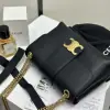 REPLICA CELINE MEDIUM CELINE VICTOIRE BAG IN SUPPLE CALFSKIN 115853 BLACK #3960 - Image 8