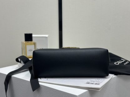 REPLICA CELINE MEDIUM CELINE VICTOIRE BAG IN SUPPLE CALFSKIN 115853 BLACK #3960 - Image 13