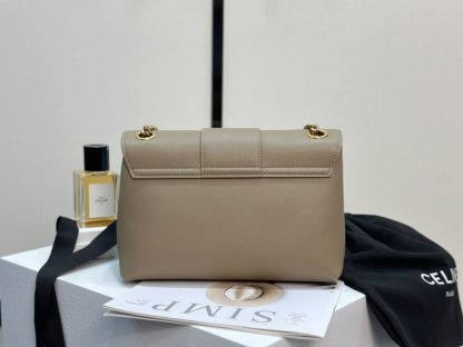 REPLICA CELINE MEDIUM CELINE VICTOIRE BAG IN SUPPLE CALFSKIN 115853 BROWN SEPIA #3959 - Image 10