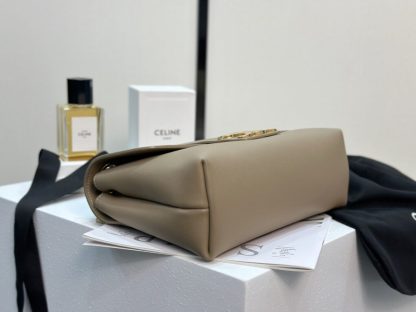 REPLICA CELINE MEDIUM CELINE VICTOIRE BAG IN SUPPLE CALFSKIN 115853 BROWN SEPIA #3959 - Image 15