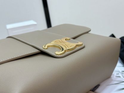 REPLICA CELINE MEDIUM CELINE VICTOIRE BAG IN SUPPLE CALFSKIN 115853 BROWN SEPIA #3959 - Image 12