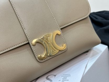 REPLICA CELINE MEDIUM CELINE VICTOIRE BAG IN SUPPLE CALFSKIN 115853 BROWN SEPIA #3959 - Image 2