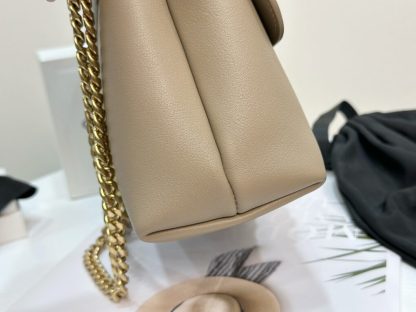 REPLICA CELINE MEDIUM CELINE VICTOIRE BAG IN SUPPLE CALFSKIN 115853 BROWN SEPIA #3959 - Image 7