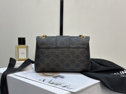 REPLICA CELINE TEEN CELINE VICTOIRE BAG IN TRIOMPHE CANVAS 116592 TAN #3958 - Image 11