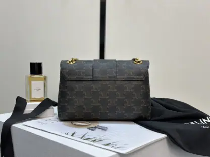 REPLICA CELINE TEEN CELINE VICTOIRE BAG IN TRIOMPHE CANVAS 116592 TAN #3958 - Image 11