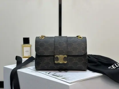 REPLICA CELINE TEEN CELINE VICTOIRE BAG IN TRIOMPHE CANVAS 116592 TAN #3958