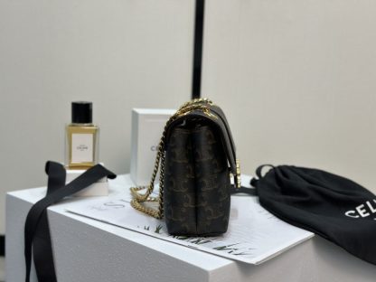 REPLICA CELINE TEEN CELINE VICTOIRE BAG IN TRIOMPHE CANVAS 116592 TAN #3958 - Image 12