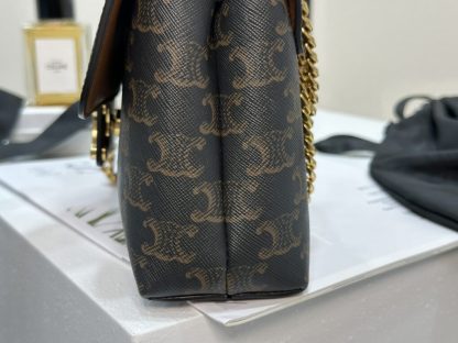 REPLICA CELINE TEEN CELINE VICTOIRE BAG IN TRIOMPHE CANVAS 116592 TAN #3958 - Image 5