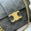 REPLICA CELINE TEEN CELINE VICTOIRE BAG IN TRIOMPHE CANVAS 116592 TAN #3958 - Image 7