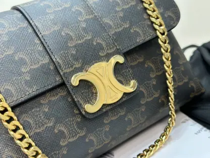 REPLICA CELINE TEEN CELINE VICTOIRE BAG IN TRIOMPHE CANVAS 116592 TAN #3958 - Image 7