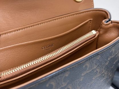REPLICA CELINE TEEN CELINE VICTOIRE BAG IN TRIOMPHE CANVAS 116592 TAN #3958 - Image 8