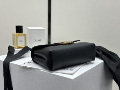 REPLICA CELINE TEEN CELINE VICTOIRE BAG IN SUPPLE CALFSKIN 116593 BLACK #3957 - Image 2
