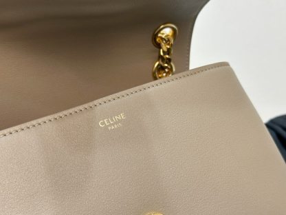 REPLICA CELINE TEEN CELINE VICTOIRE BAG IN SUPPLE CALFSKIN 116593 BROWN SEPIA #3956 - Image 8