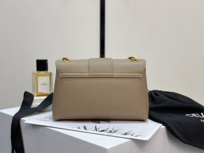 REPLICA CELINE TEEN CELINE VICTOIRE BAG IN SUPPLE CALFSKIN 116593 BROWN SEPIA #3956 - Image 14