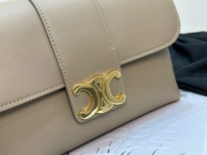 REPLICA CELINE TEEN CELINE VICTOIRE BAG IN SUPPLE CALFSKIN 116593 BROWN SEPIA #3956 - Image 3