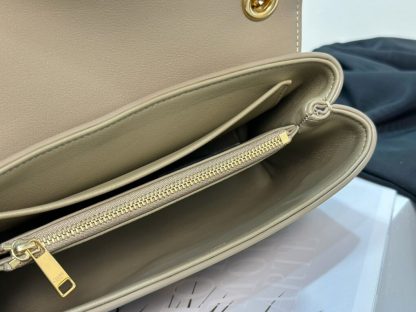 REPLICA CELINE TEEN CELINE VICTOIRE BAG IN SUPPLE CALFSKIN 116593 BROWN SEPIA #3956 - Image 5