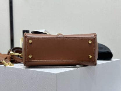 REPLICA CELINE SMALL 16 BAG IN NATURAL CALFSKIN 188003 TAN #3969 - Image 2