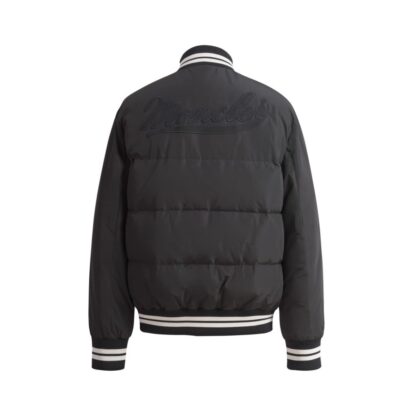 REPLICA MONCLER LATELTIN DOWN BOMBER JACKET BLACK #4130 - Image 2